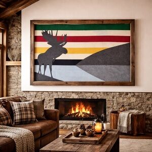 RARE Hudson’s Bay Company + Pendleton Woolen Mills Charles Pachter Blanket